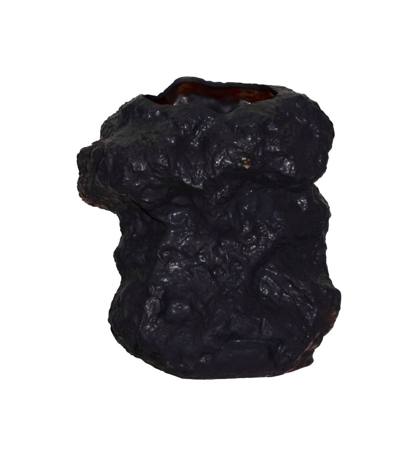 Ceramic vase w. look of rock, trendy natural design.CHU32ZW