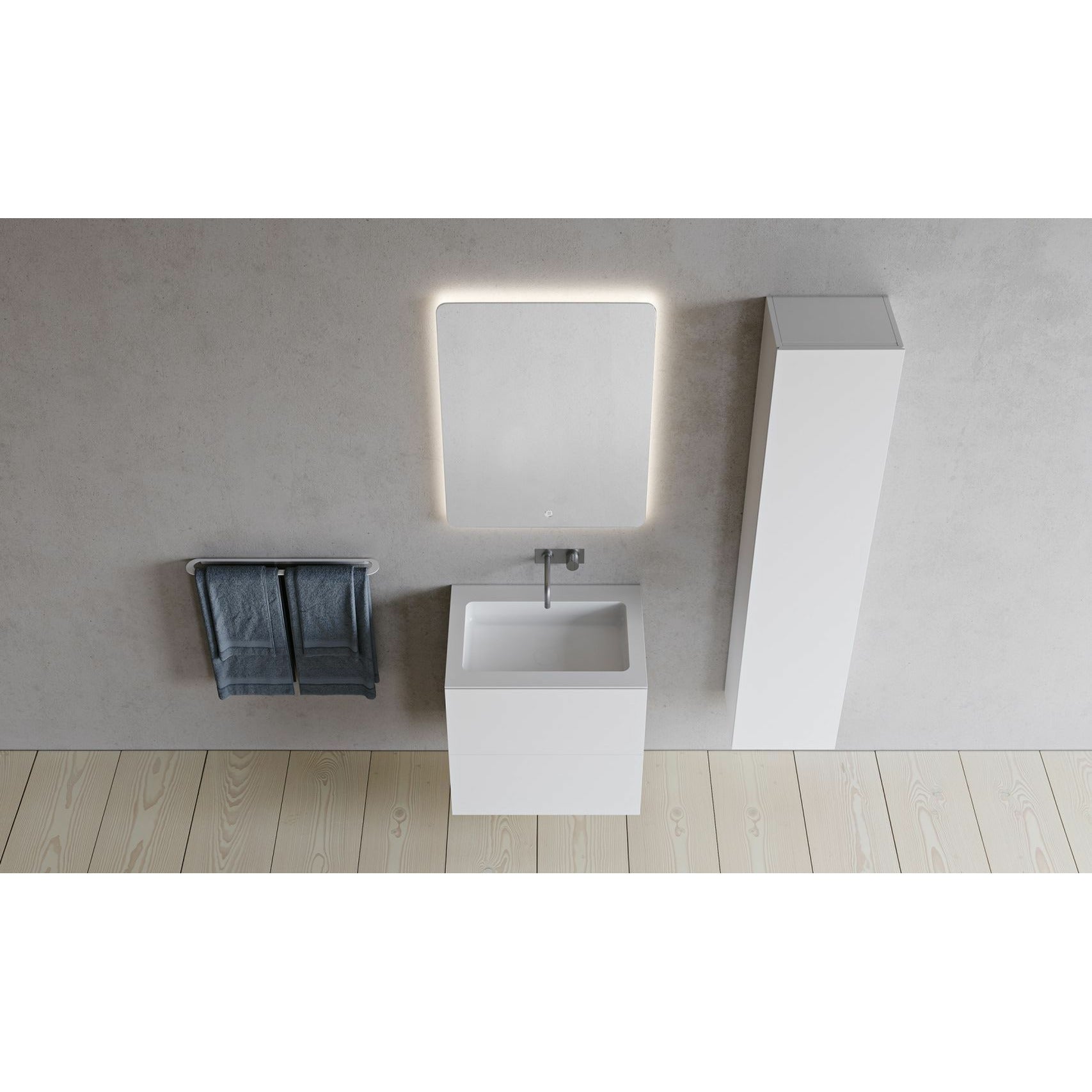 [product_category]-Copenhagen Bath Sq2 Double Cabinet With Center Washing, L60 Cm-Copenhagen Bath-5700300102316-30010231-COP-3