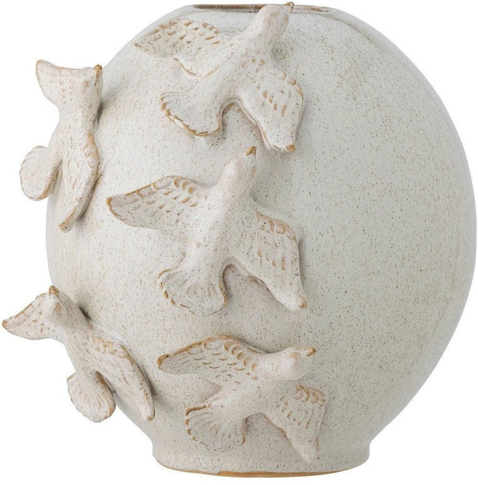 [product_category]-Creative Collection Abira Vase, Nature, Stoneware-Creative Collection-5711173324170-82058568-BLO-1