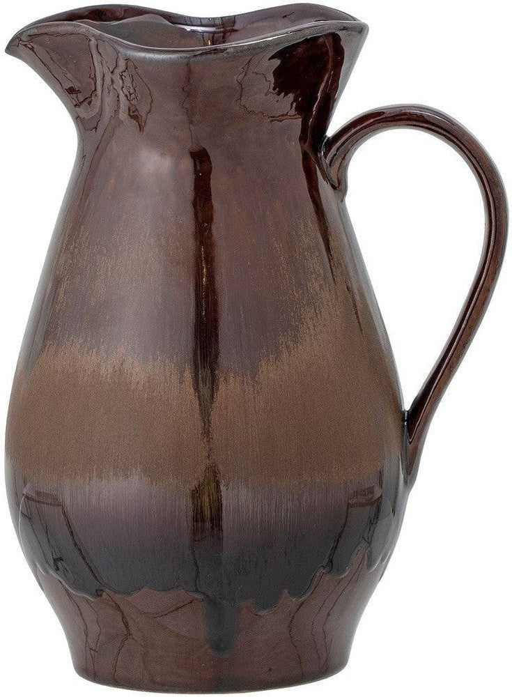 [product_category]-Creative Collection Dahlia Jug, Brown, Stoneware-Creative Collection-5711173295968-82057437-BLO-1