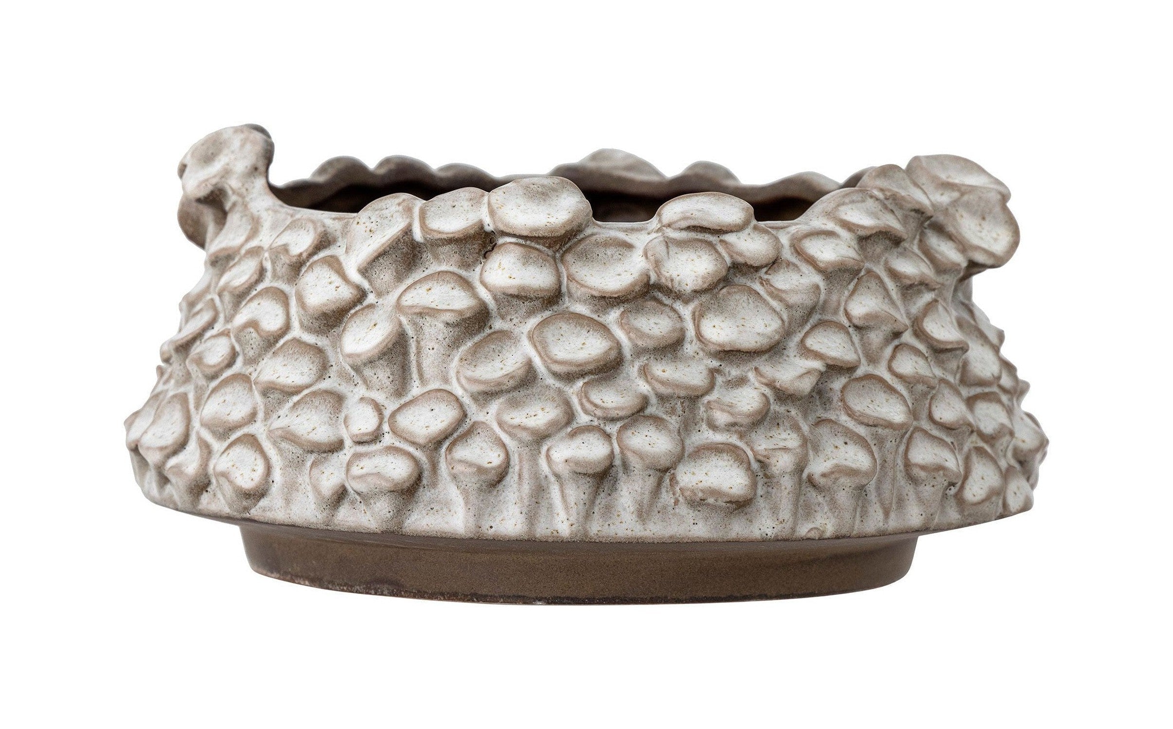 Kreatywna kolekcja Geran Flowerpot, Grey, Stoneware