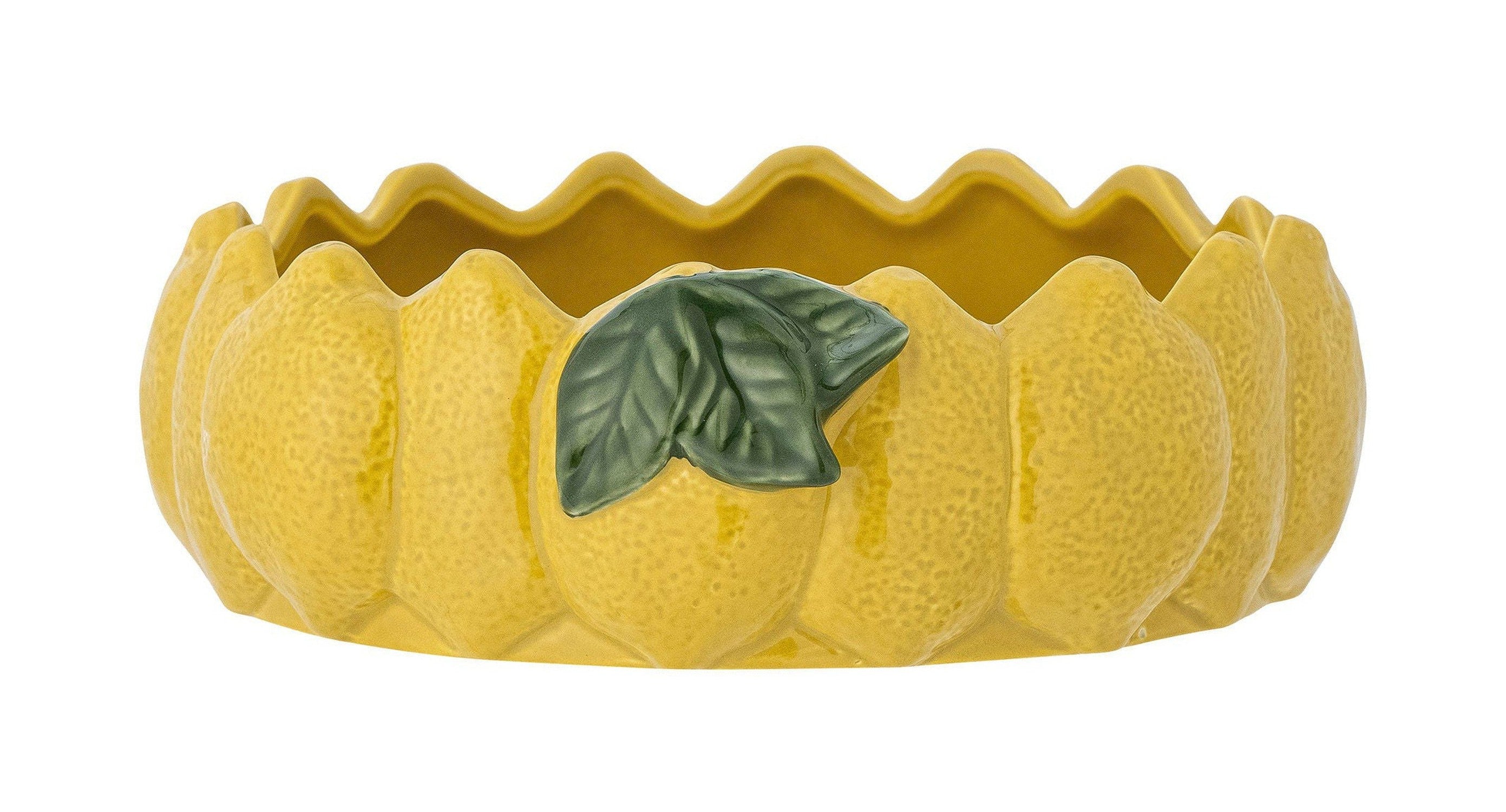 Creative Collection Limone Bowl, Yellow, Stoneware