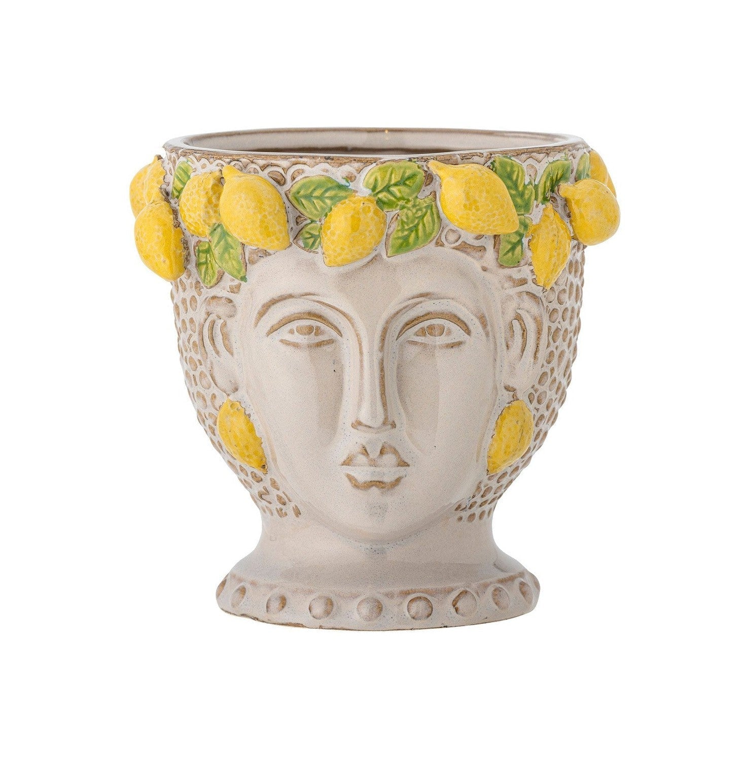 Kreatywna kolekcja Limone Flowerpot, żółty, kamionek