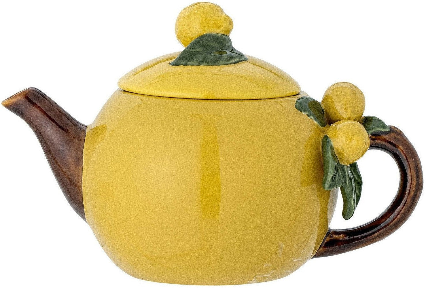 [product_category]-Creative Collection Limone Teapot, Yellow, Stoneware-Creative Collection-5711173315215-82060167-BLO-1