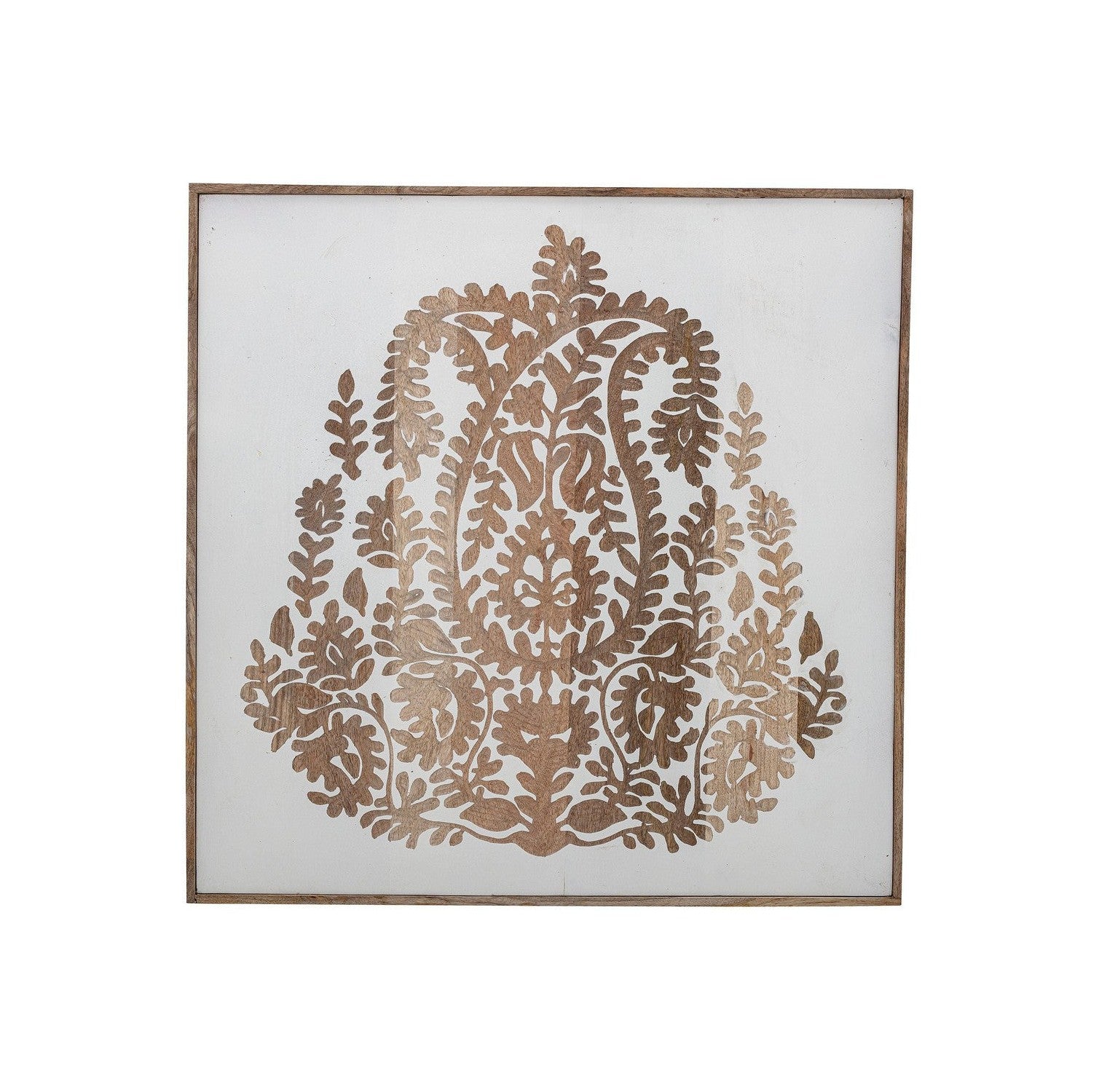 Creative Collection Nevil Wall Decor, White, Mango