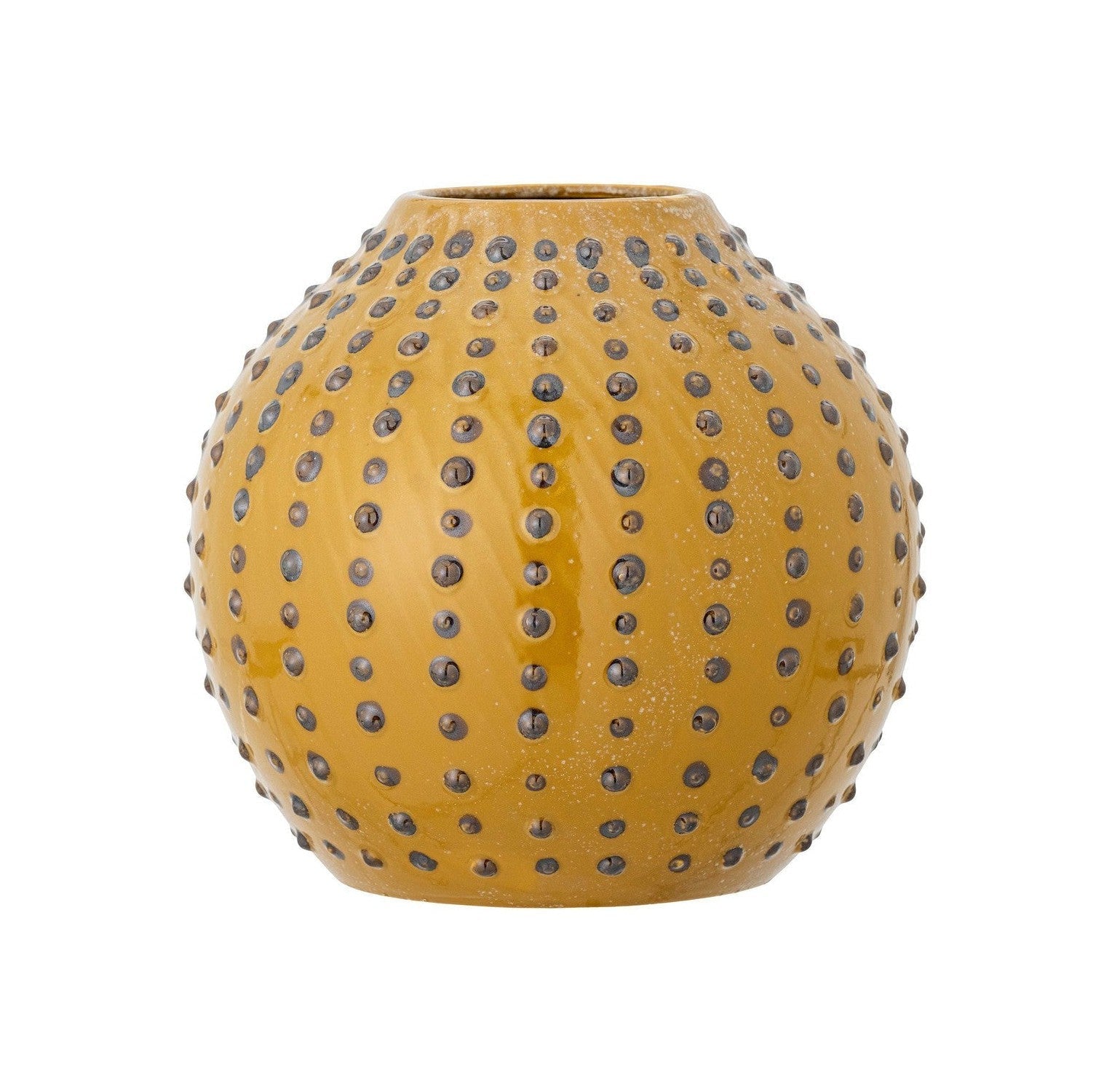 Creative Collection Toofan Vase, Yellow, Stoneware