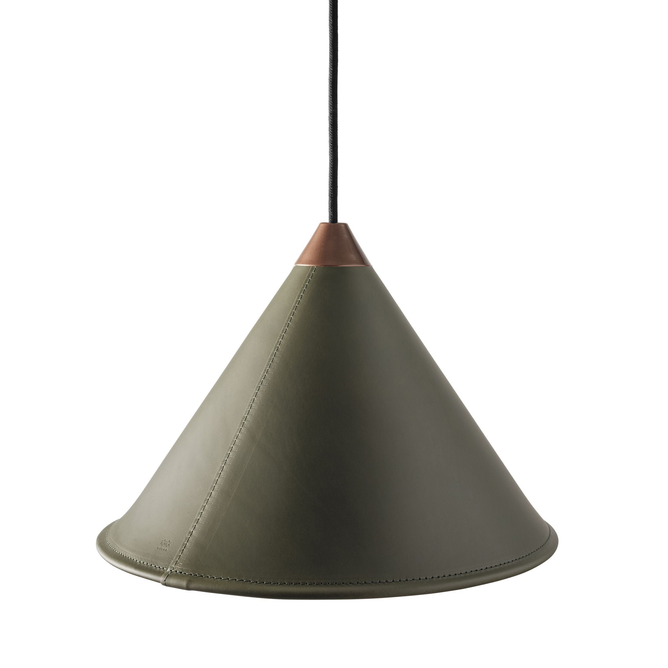 [product_category]-Cuero Namibia Pendant ø 45 Cm, Grass Green/Copper With Black Cable-Cuero-7340172636878-1520733-CUE-2