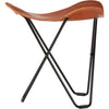 Cuero Pampa Flying Goose Stool, Polo/Black