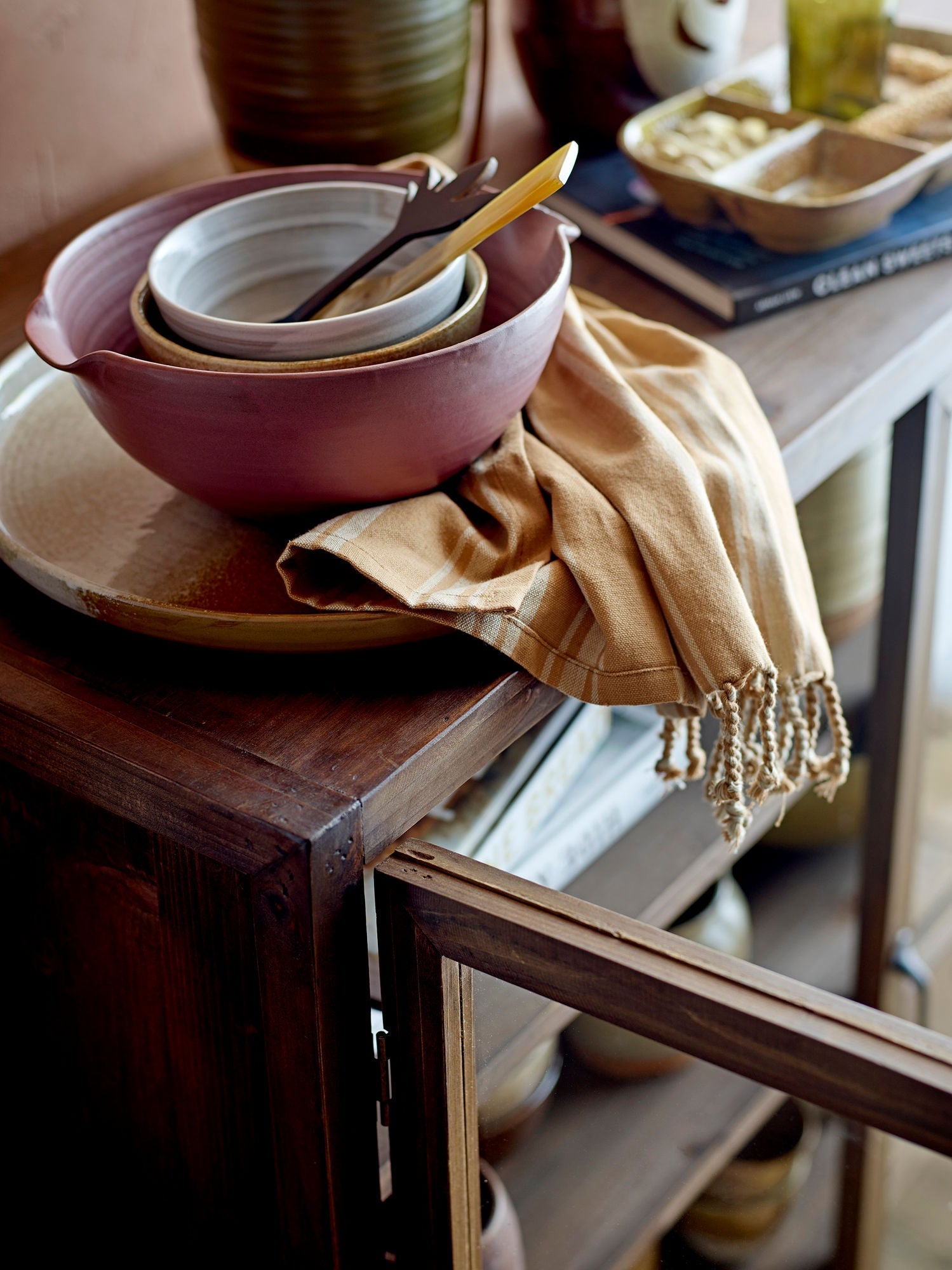 Kreatywna kolekcja Calla Bowl, Brown, Stoneware