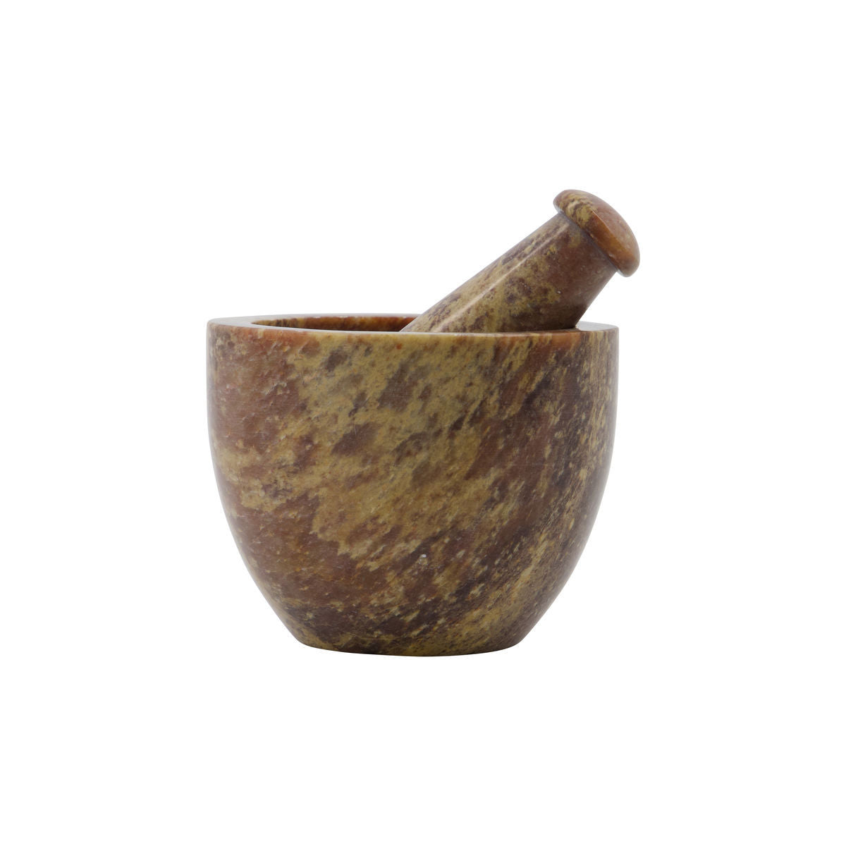 House Doctor Mortar w. pestle, HDArb, Brown