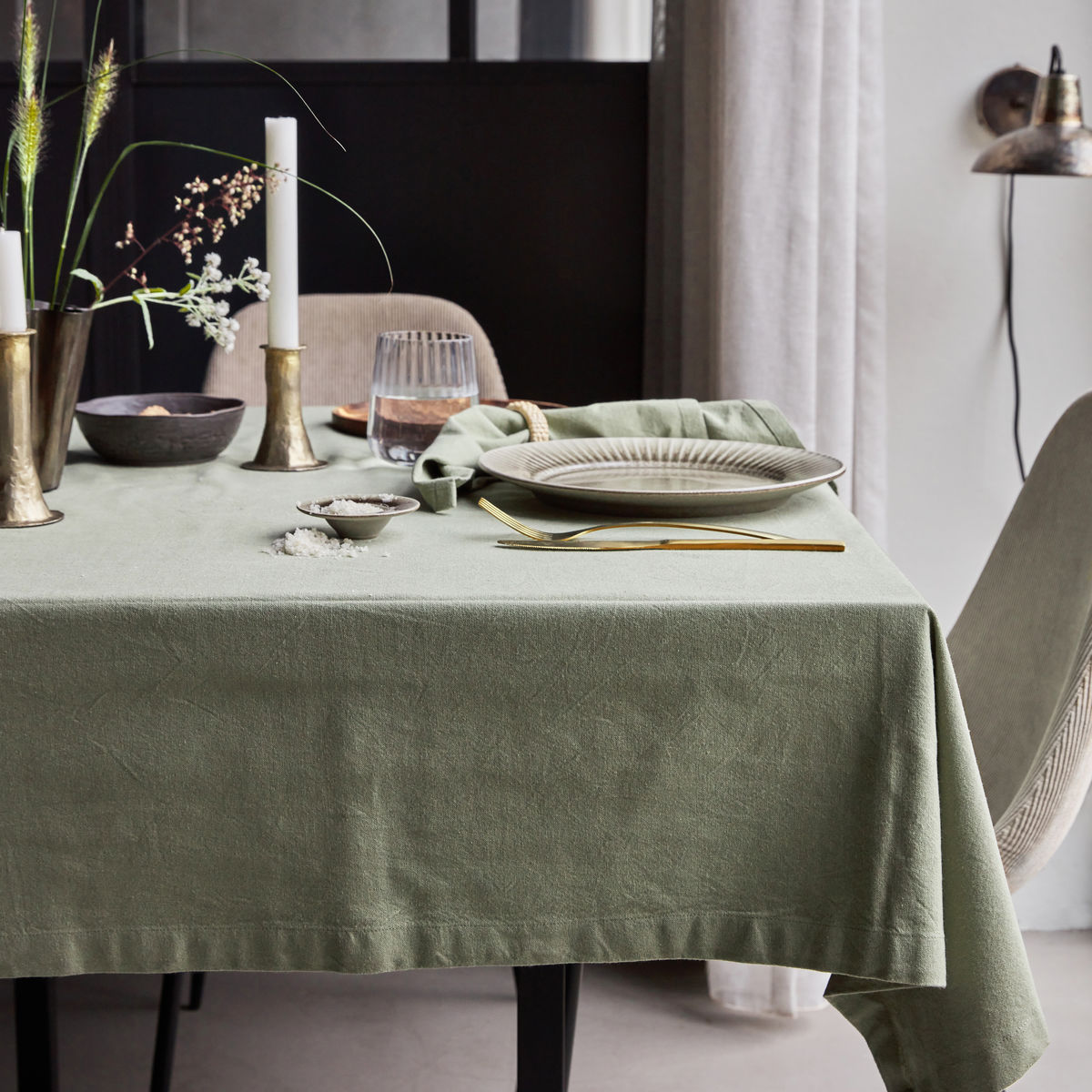 Doktor Doktor Tablecloth, Hdreal, Olive Green