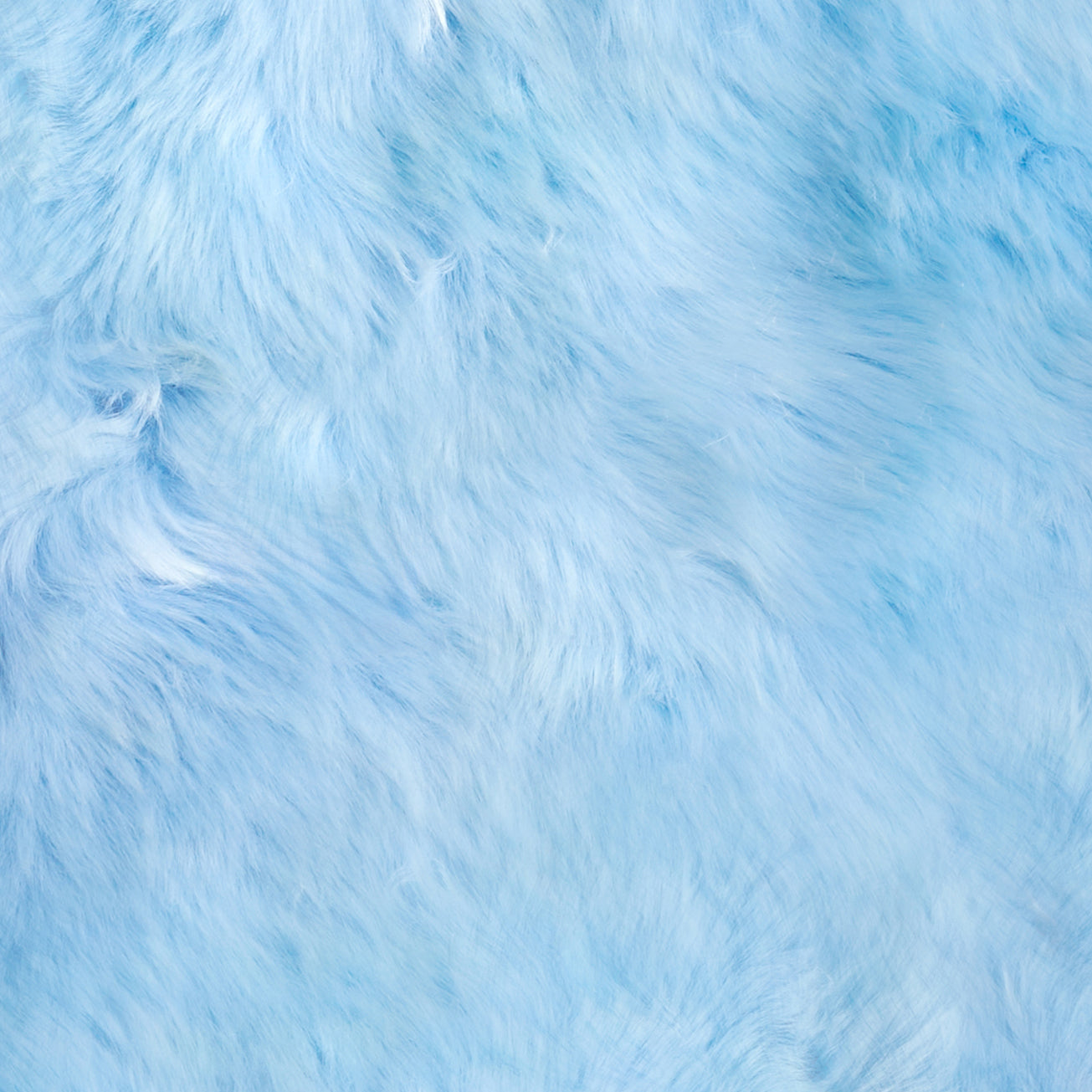 Light blue genuine sheepskin chair pad | Square