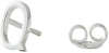 Design Letters Earring With Letter, Silver, Q