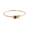 Listy projektowe Wielka miłość Bangle 18k złota, plated, ametyst violet