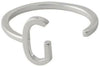 Design Letters Letter Ring A Z, 925 Sterling Silver, G