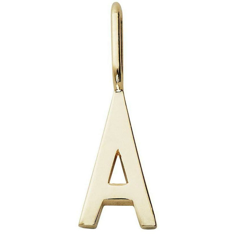 Design Letters Letters Pendant A Z 30 Mm, Gold, A