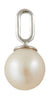 Litery projektowe Pearl Drop Wiselant 8 mm 925 Sterling Silver