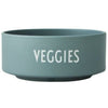 Design Letters Snack Bowl Dusty Green, Veggies