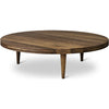 Dk3 Groove Three Legged Side Table Oak Smoked, øx H 110x30 Cm