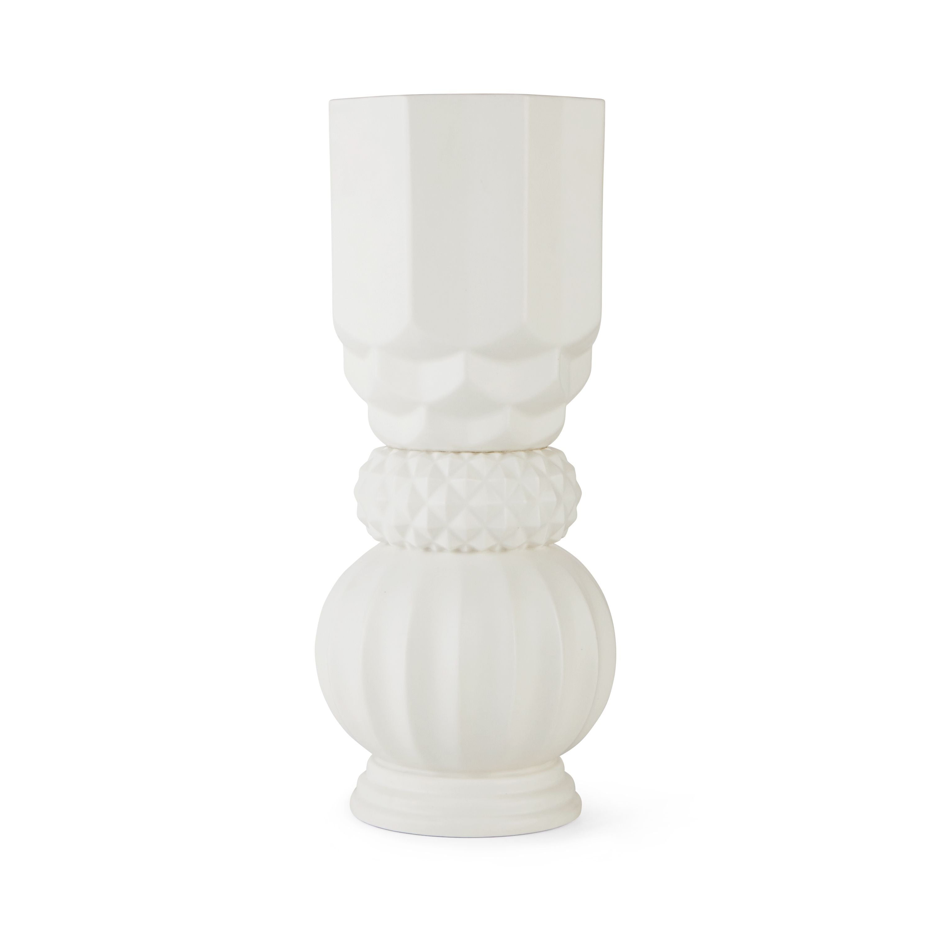 [product_category]-Dottir Samsurium Towerbell Vase, White-Dottir-5712466006131-15261-DOT-1