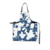 Dutchdeluxes Apron In Bbq Style, Blue Stained