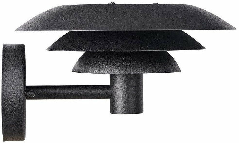 Dyberg Larsen Dl25 Outdoor Wall Lamp Black, 26,4cm