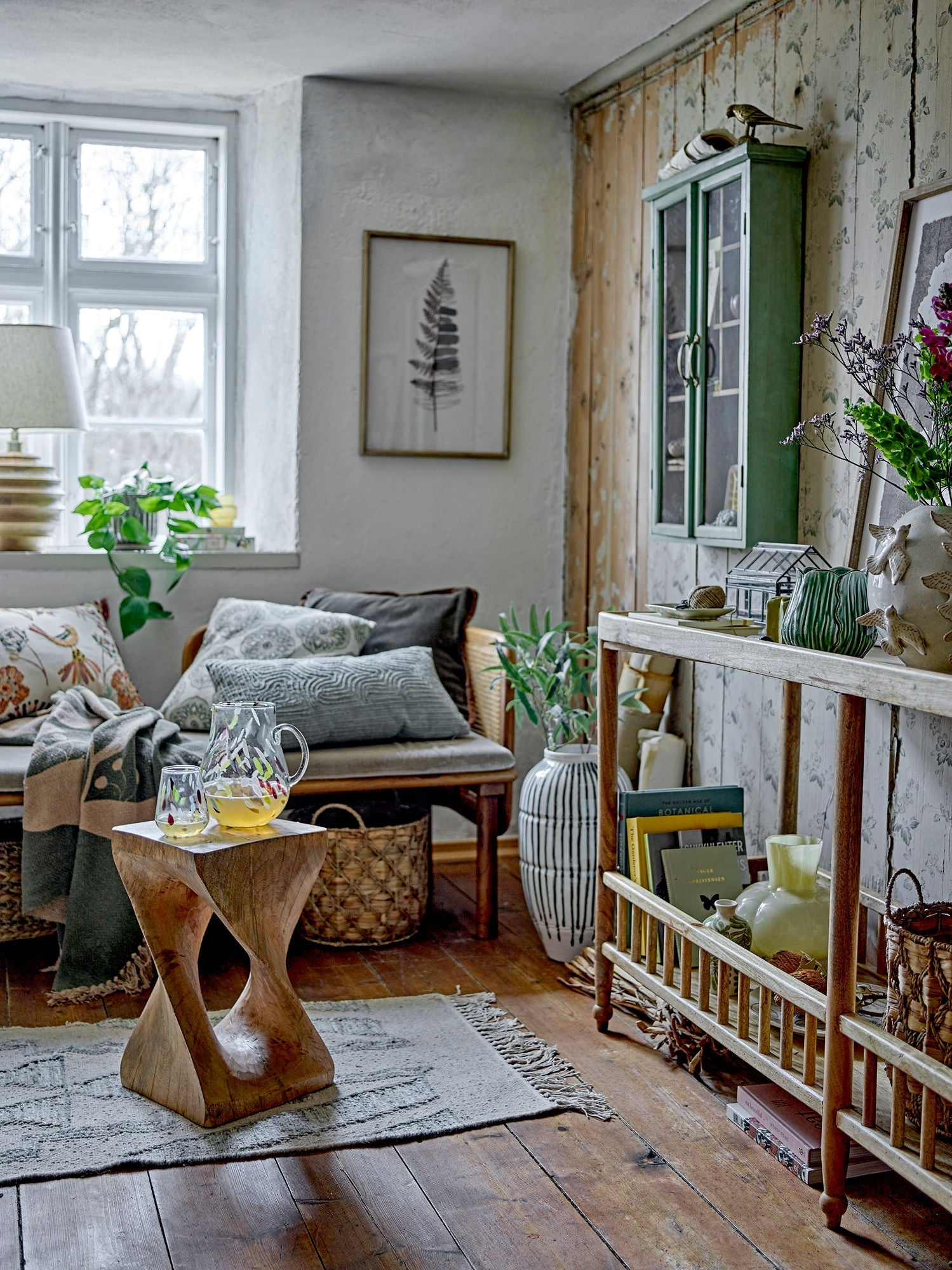 Kreatywna kolekcja Delara dywan, zielony, wełna