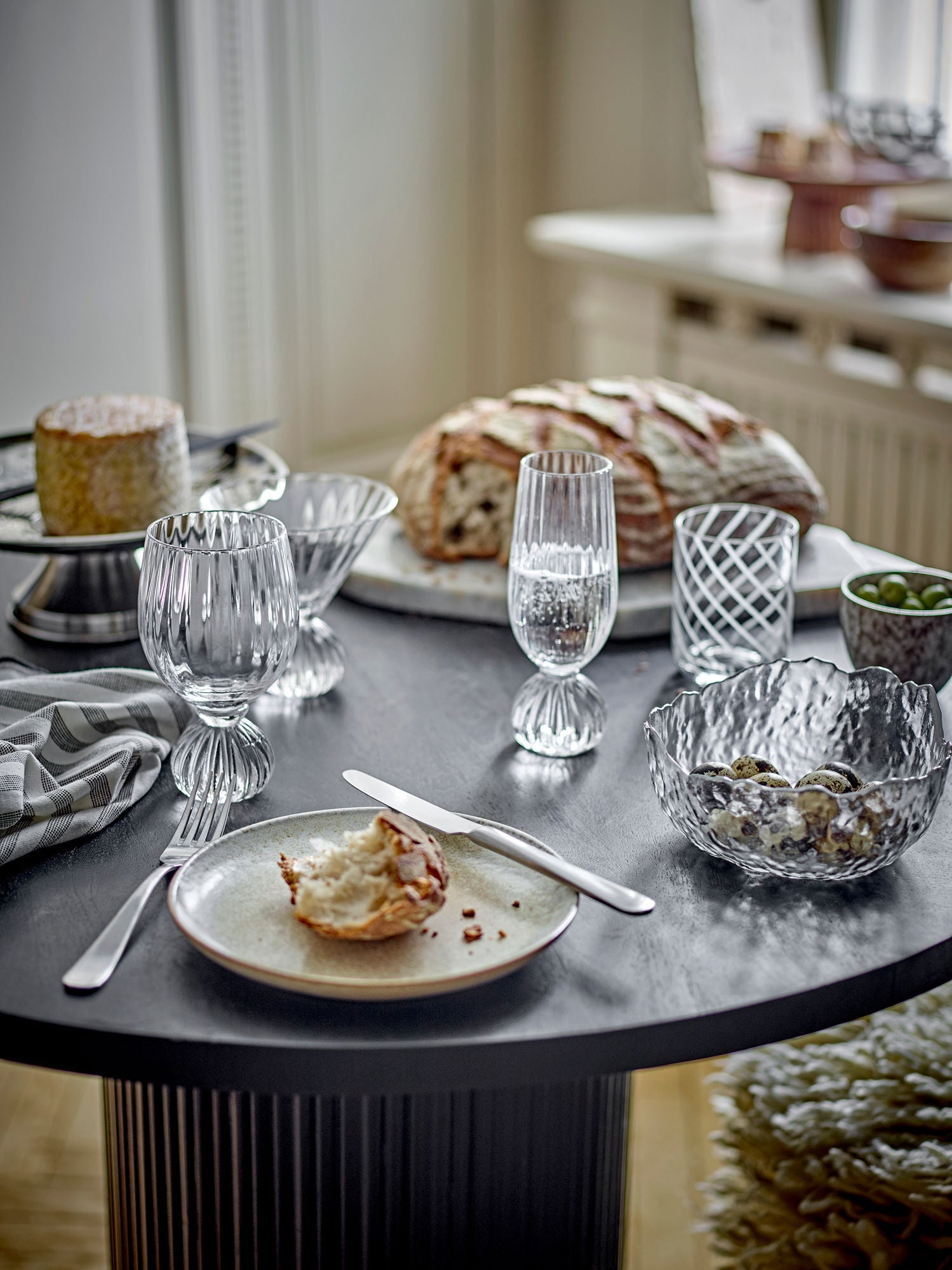 Bloomingville Karma Cutlery, srebrna, stal nierdzewna