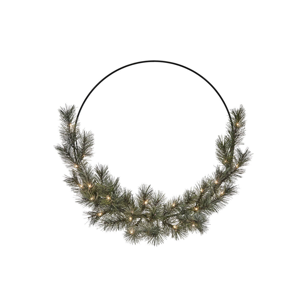 Doktor Doktor Wreath w. LED, hdgiant, natura