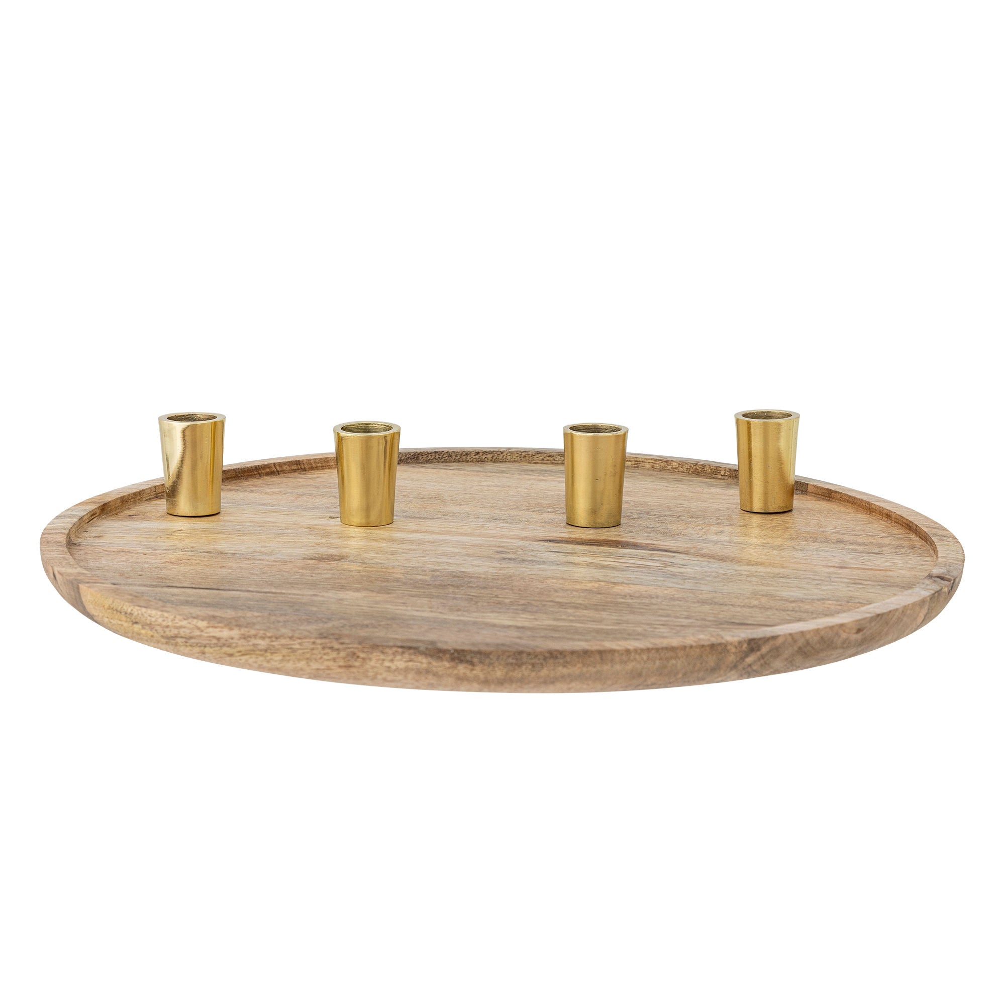 Bloomingville Kanga Adwent Candle Holder, Nature, Mango