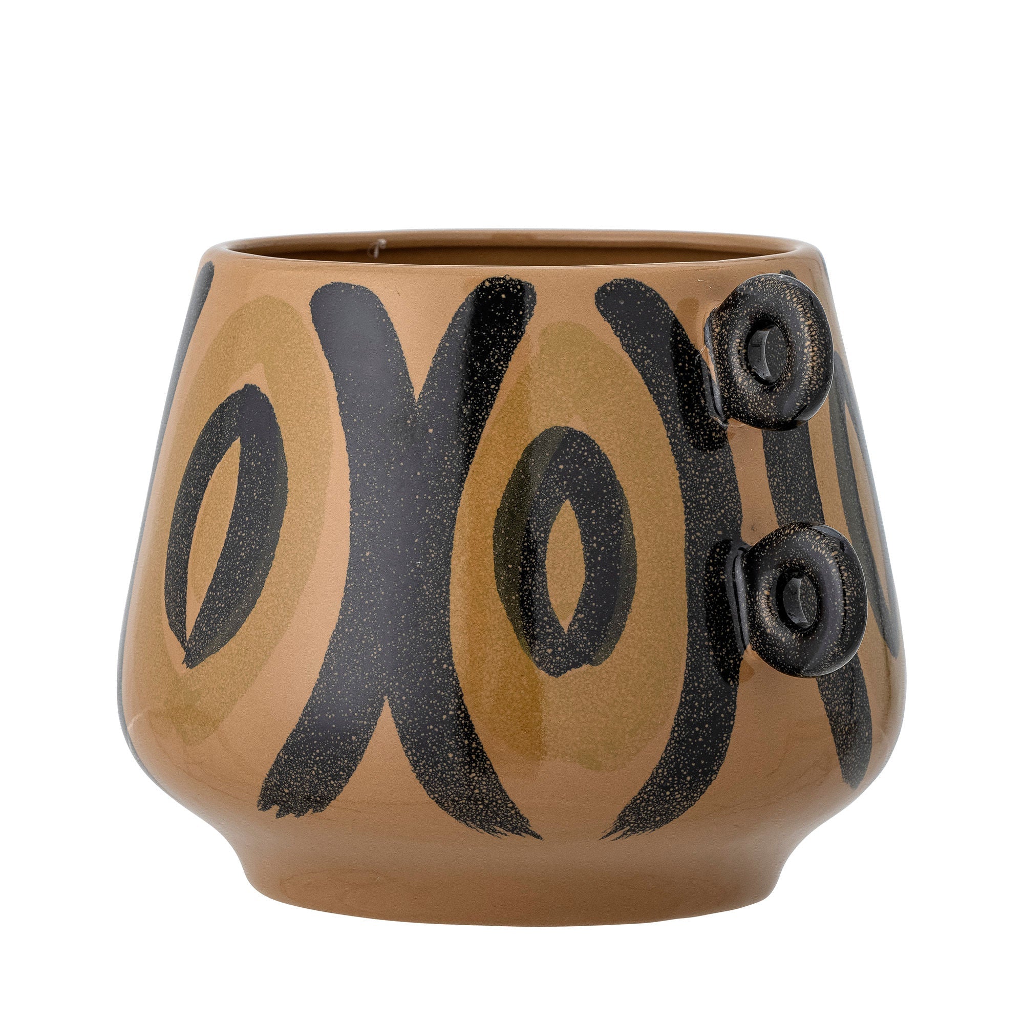 Kreatywna kolekcja Hayan Flowerpot, Brown, Stoneware