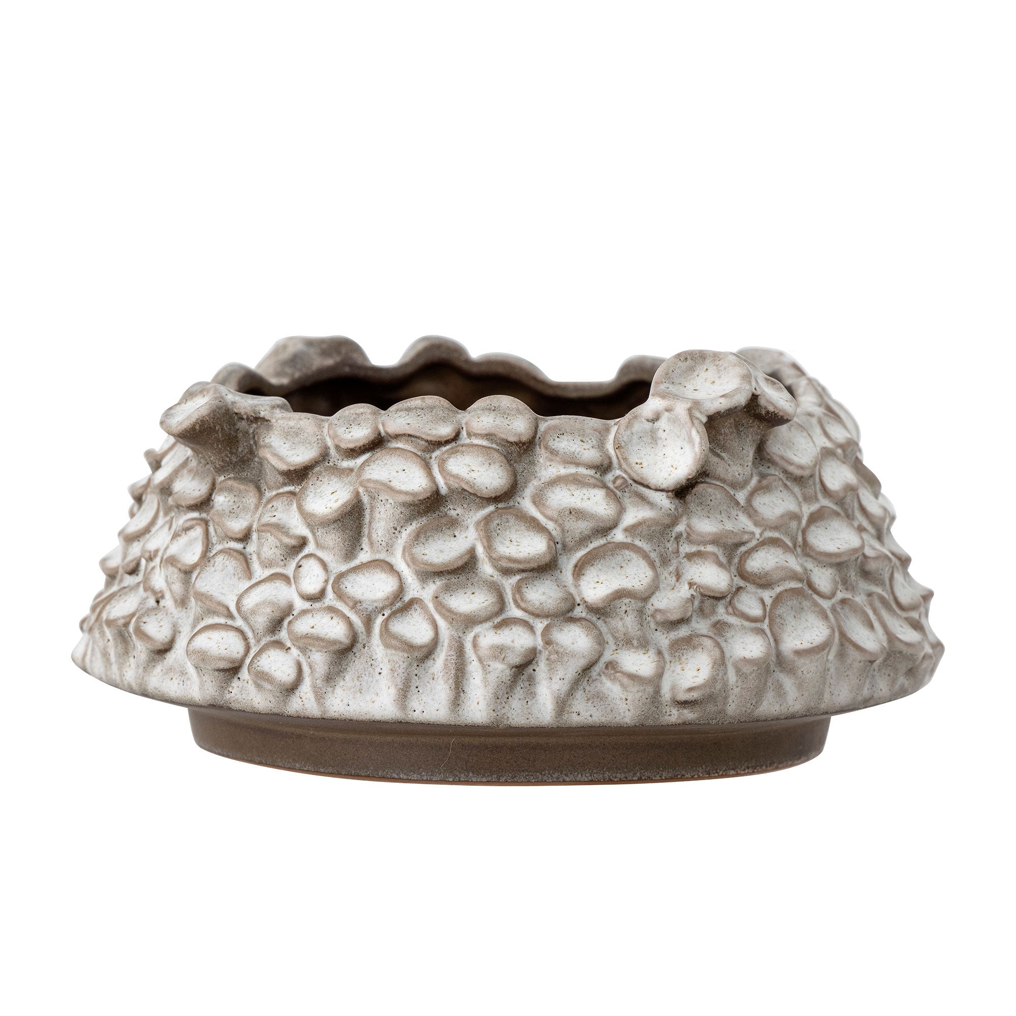 Kreatywna kolekcja Geran Flowerpot, Grey, Stoneware