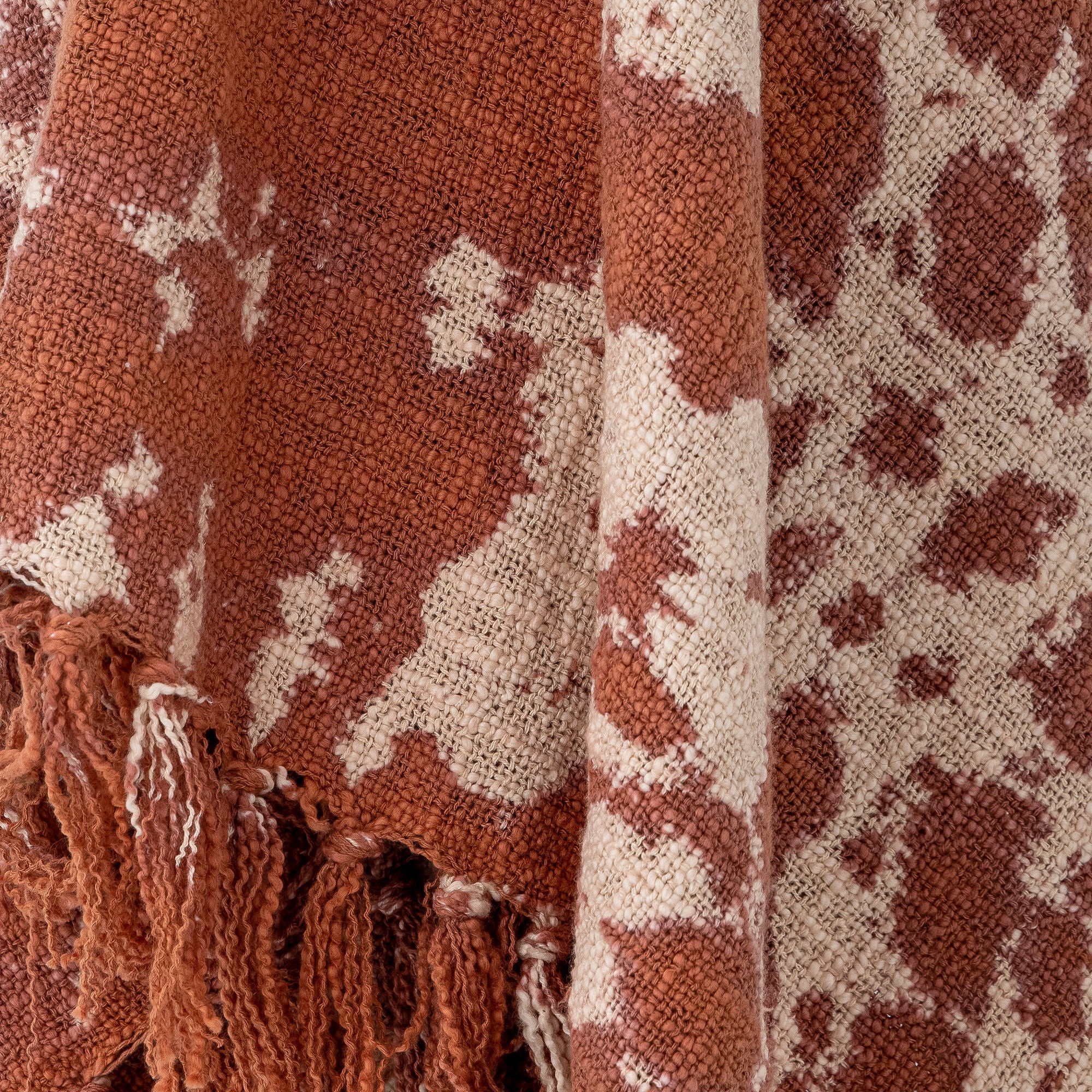 Creative Collection Giuseppa Throw, Brown, Cotton