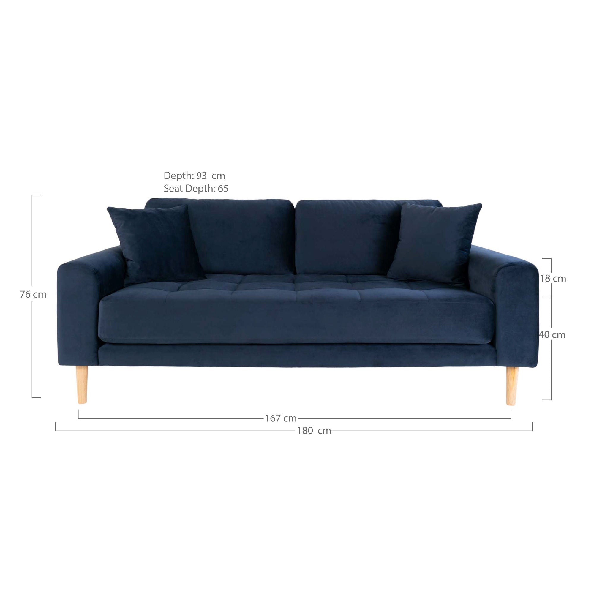 Nordic Nordic Lido 2,5 SEATER Sofa