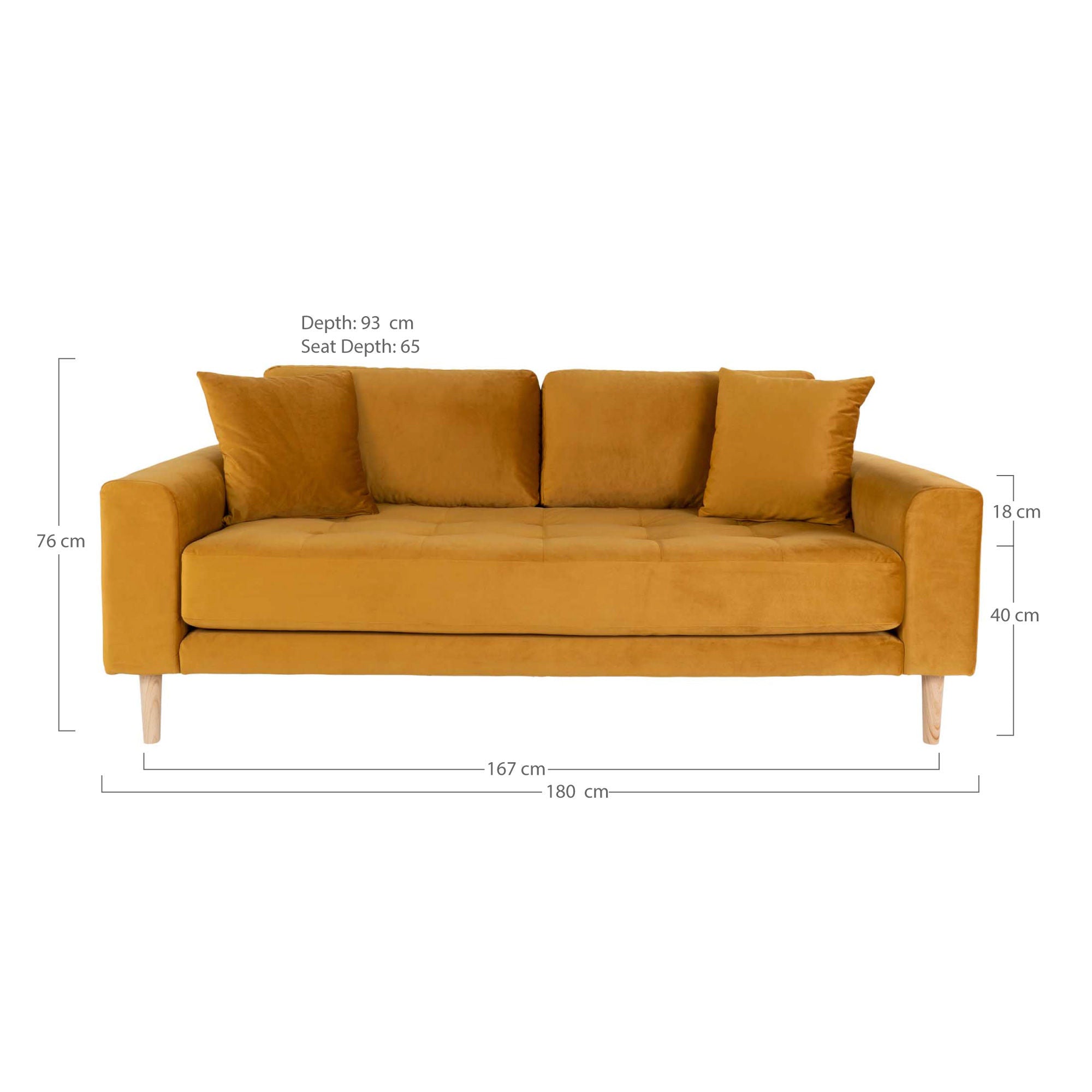 Nordic Nordic Lido 2,5 SEATER Sofa