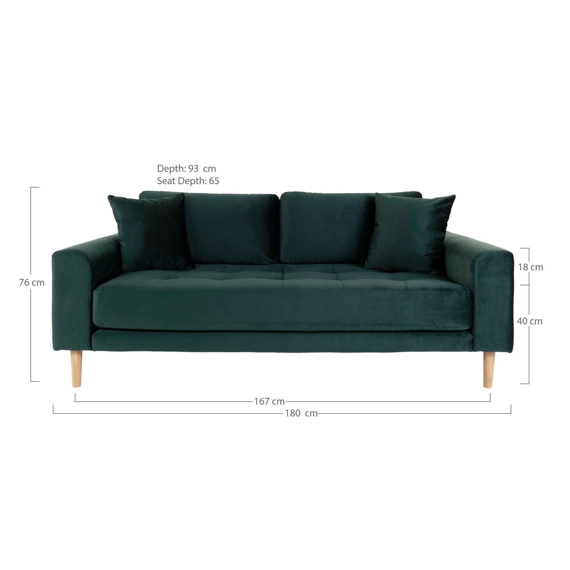 Nordic Nordic Lido 2,5 SEATER Sofa