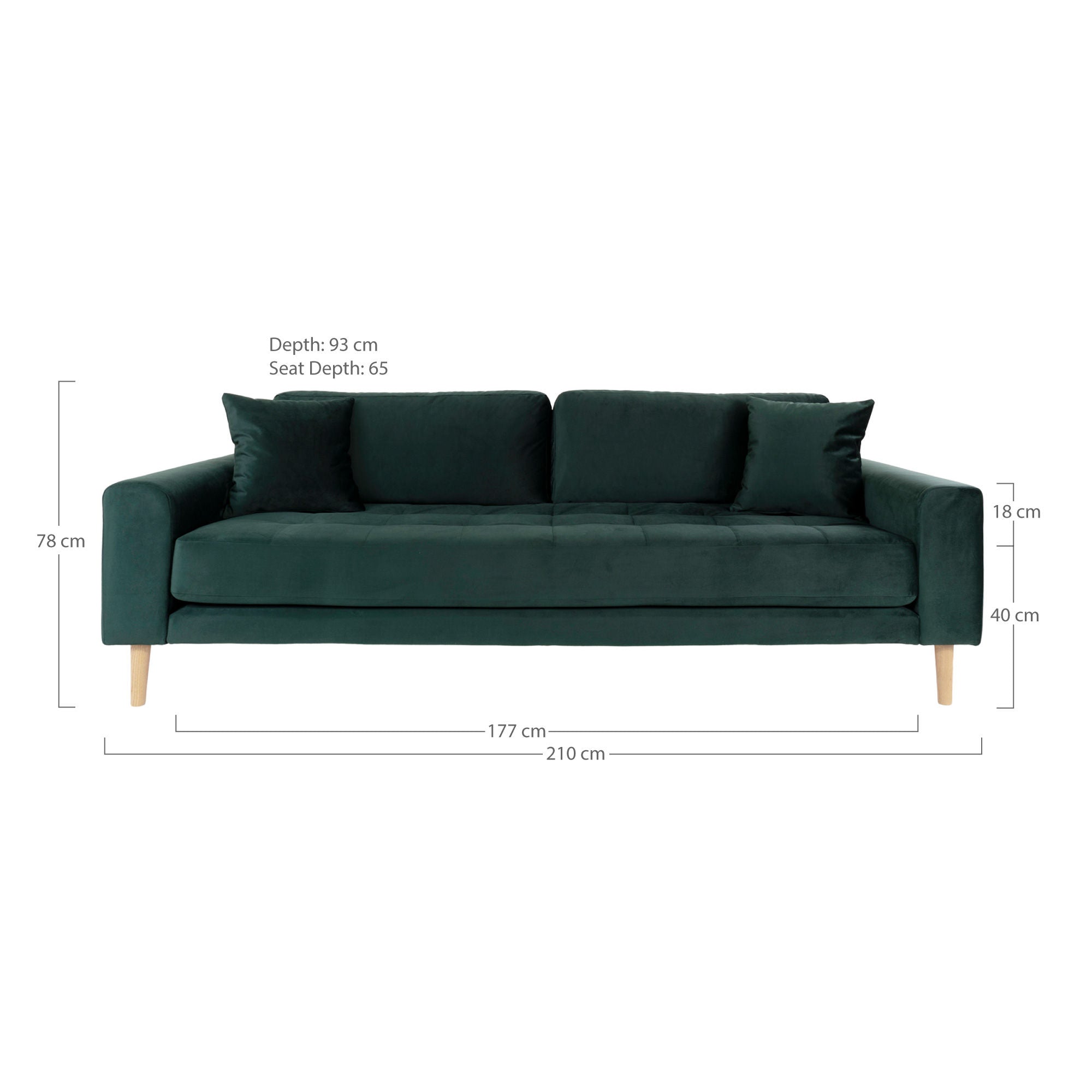 House Nordic Lido 3 Seaters Sofa