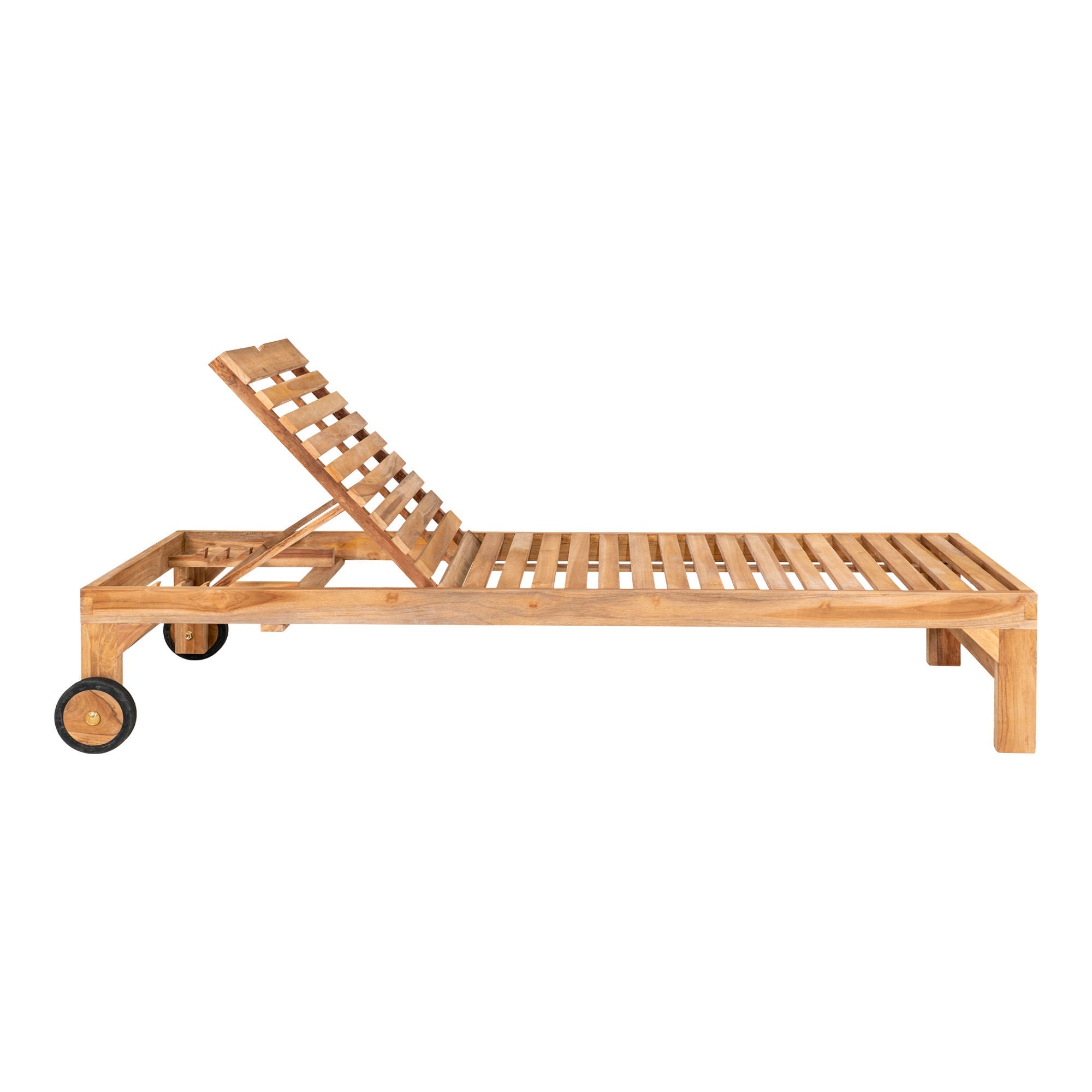 Dom Nordic Andorra Teak Sunlounger