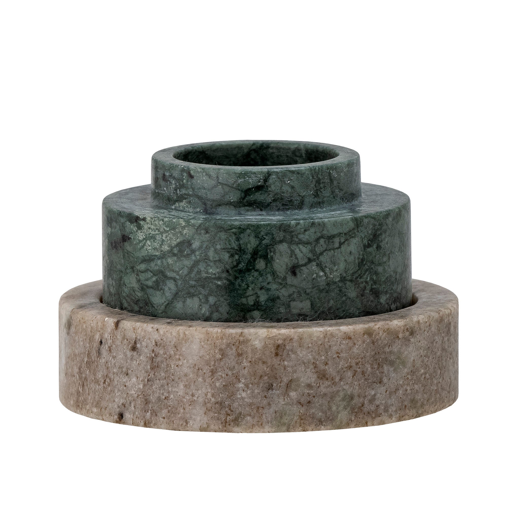 Bloomingville Dalin Eotive & Candle Holder, Green, Marble