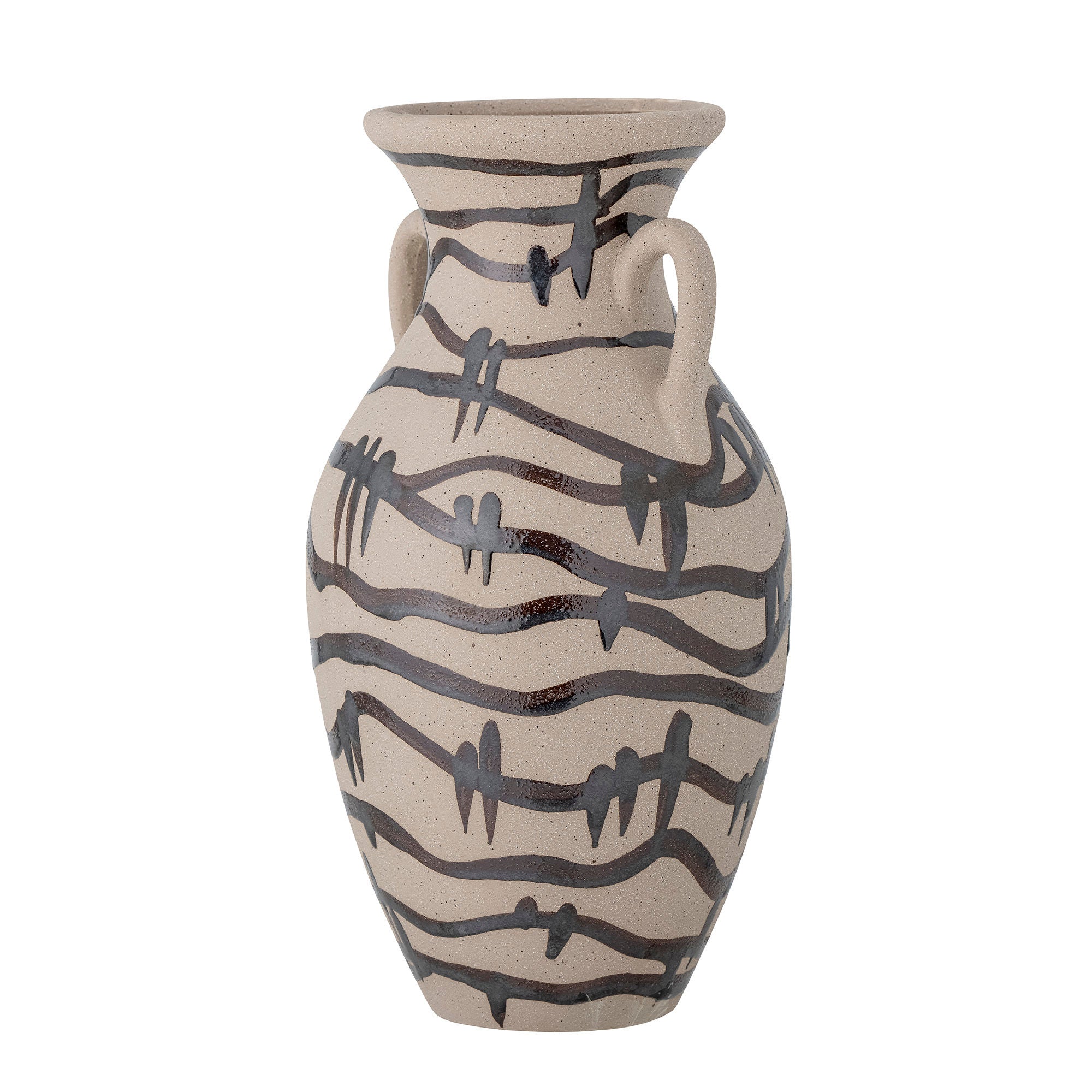 Bloomingville Ohana Vase, Black, Stoneware