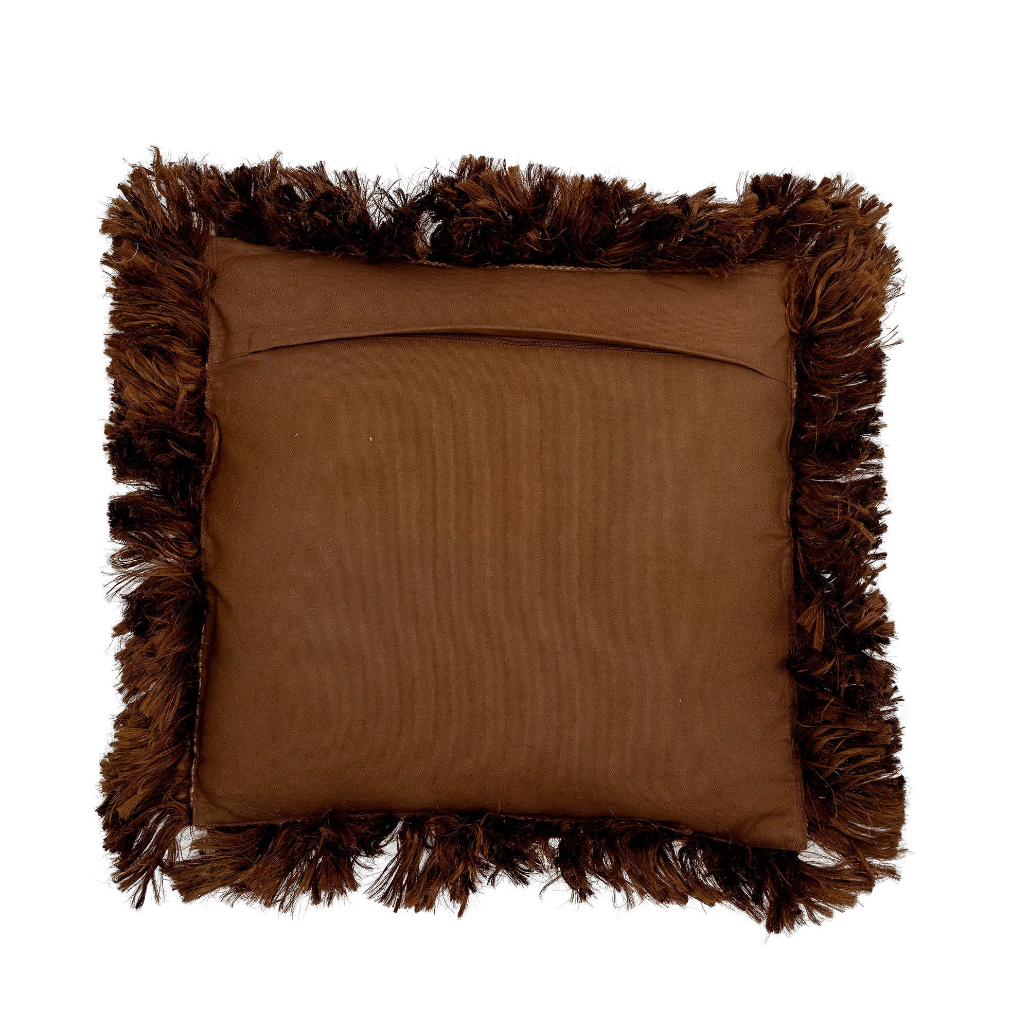 Bloomingville Enola Cushion, Brown, Jute