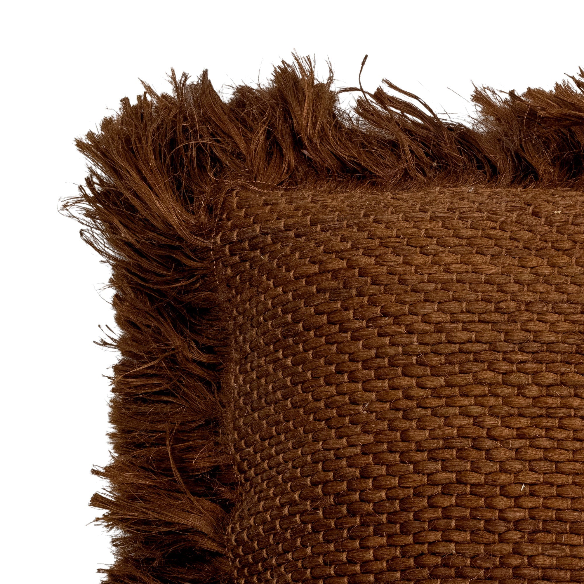 Bloomingville Enola Cushion, Brown, Jute