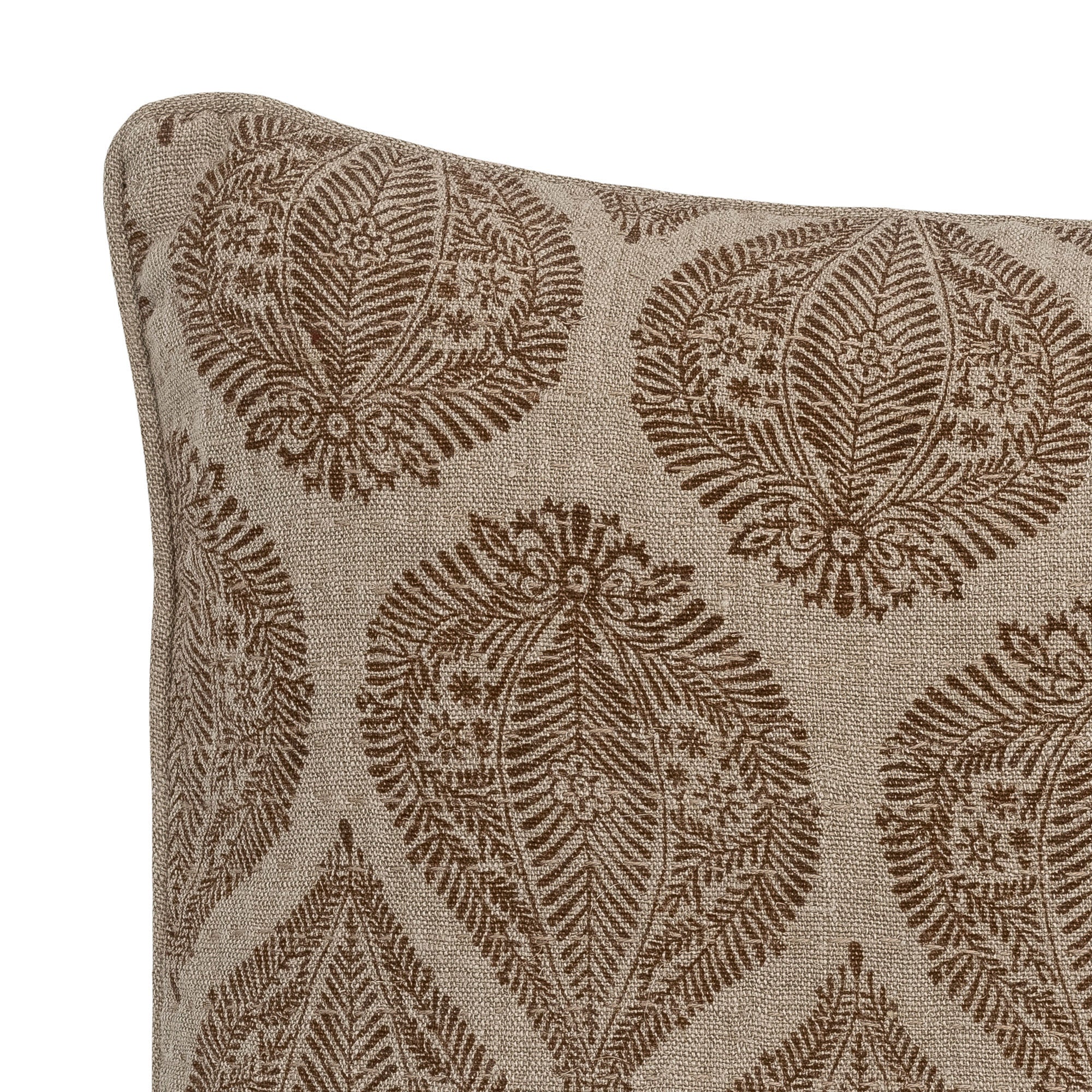 Creative Collection Cergy Cushion, Brown, Cotton