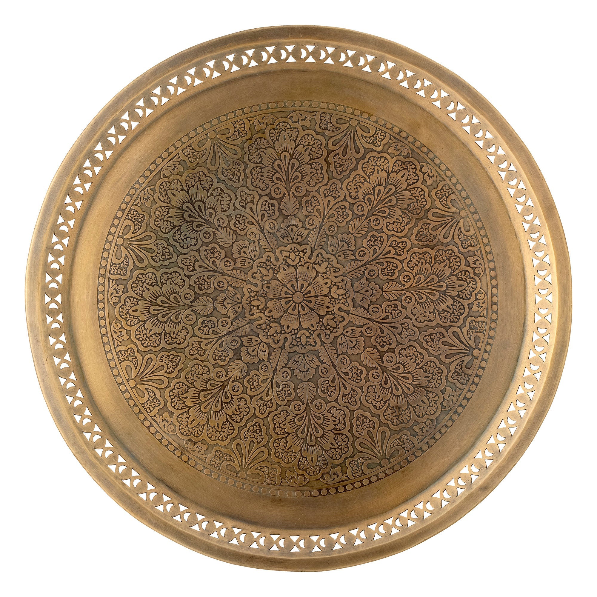 Bloomingville Juka Tray, Gold, Metal