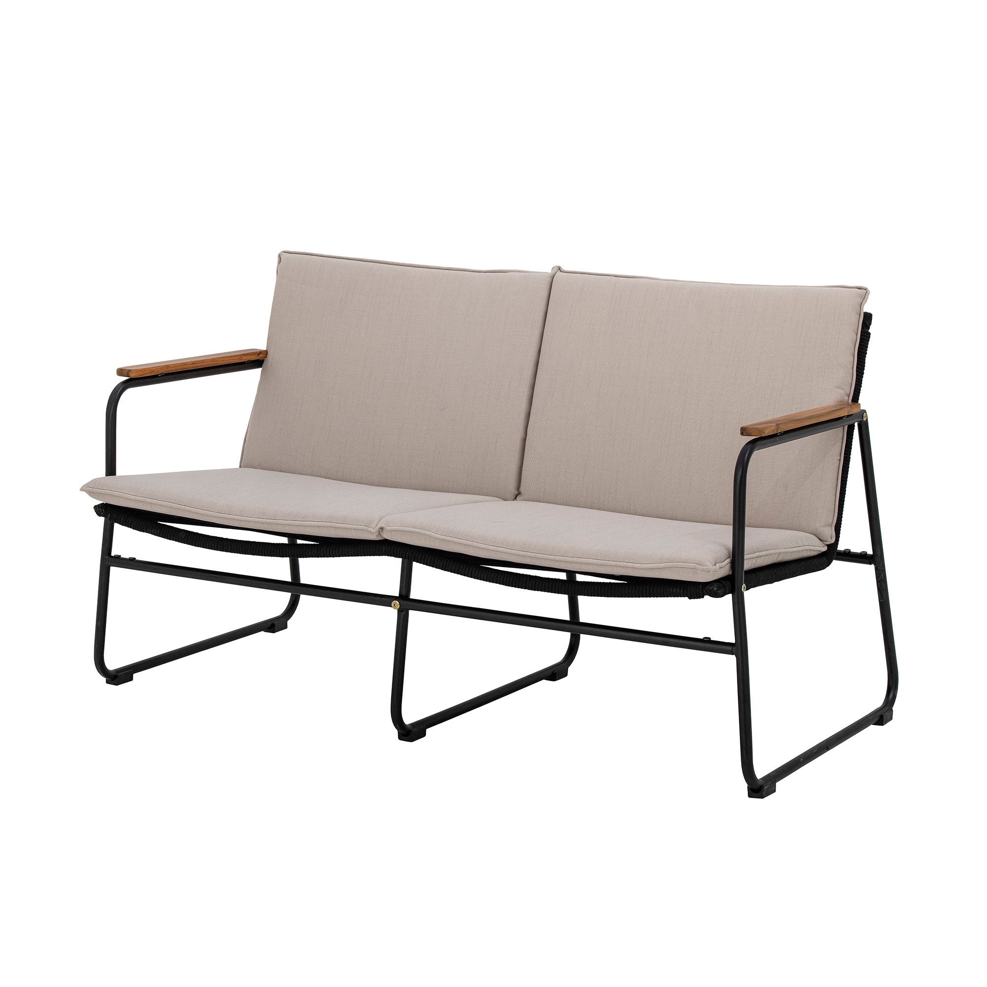 Bloomingville Hampton Sofa, czarny, metalowy