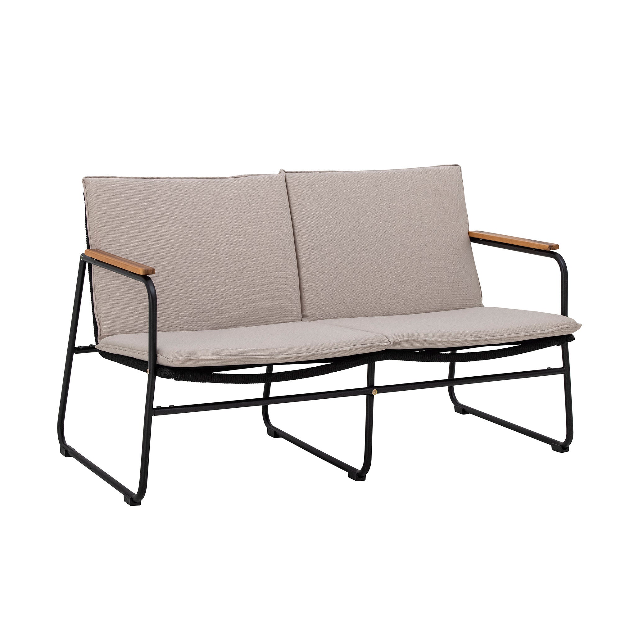 Bloomingville Hampton Sofa, czarny, metalowy