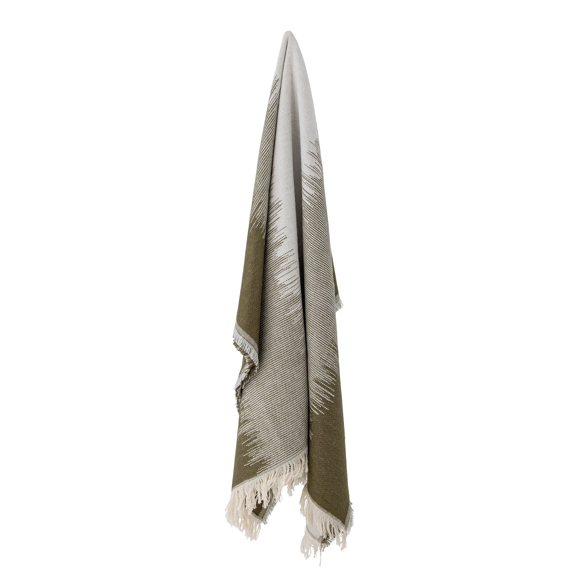 Bloomingville Lucienne Throw, zielony, akrylowy