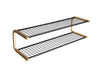 Essem Design Anna Shoe Rack Birch 100 cm, czarny