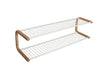 Essem Design Anna Shoe Rack Oak 100 Cm, White