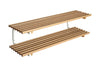 Essem Design Sara Shoe Rack Wall zawieszony w Oak 60 cm, biały